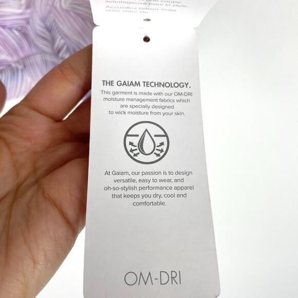 NWT Gaiam Ellie Print Shine Bra XS - Picture 5 of 10